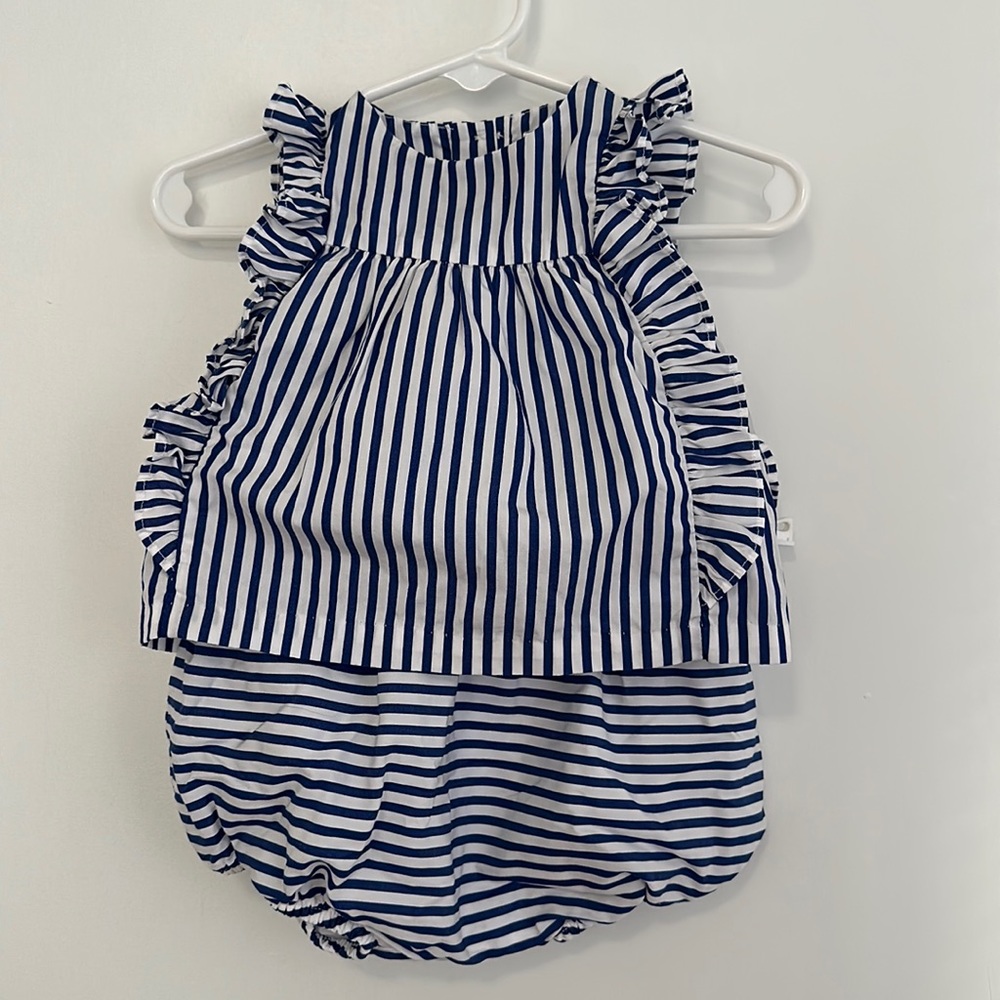 Ralph Lauren Matching Striped Set 3M